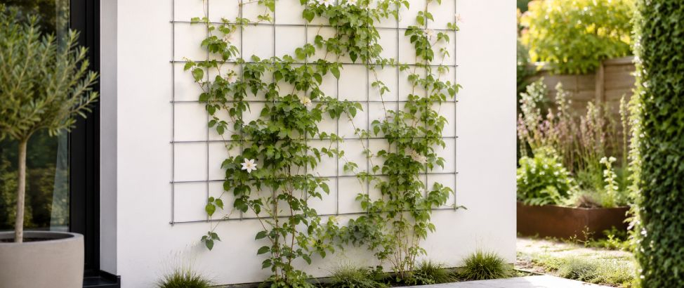 Plantenklimrek plaatsen? Zo kiest u de juiste maat, plek en klimplant