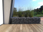 Gabion schanskorf plantenbak 100 x 80 x 60 cm