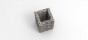 Gabion bloembak middel H80 x B60cm - 10 cm diep