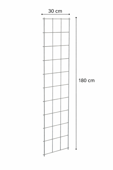 Klimrek planten 30x180 cm