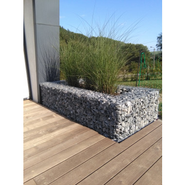 Gabion schanskorf plantenbak 100 x 60 x 100 cm