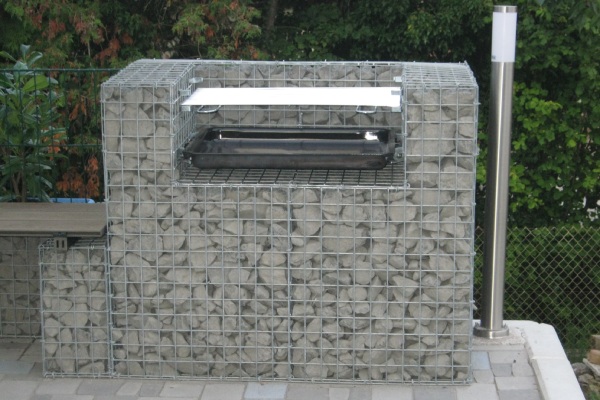 Upgrade je tuin met een schanskorf barbecue van Gabion Schanskorven.